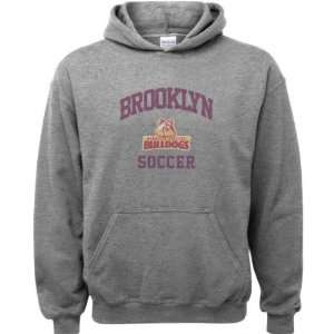Brooklyn College Bulldogs Sport Grey Youth Varsity Washed Soccer Arch 