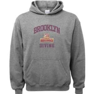Brooklyn College Bulldogs Sport Grey Youth Varsity Washed Diving Arch 