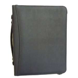  Professional Zippered 3 Ring Binder/Notebook Holder/Black 
