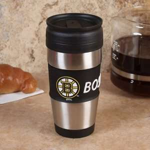   Bruins 15oz. Stainless Steel & PVC Travel Tumbler: Sports & Outdoors