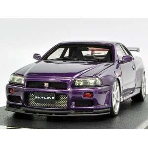  hpi 1/43 Nissan Skyline GT R Vspec R34 Midnight Purple III 