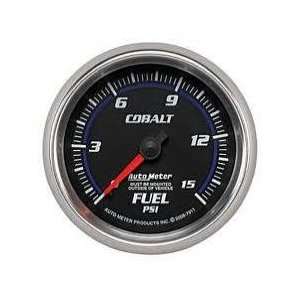  Auto Meter 7911 Cobalt 2 5/8 0 15 PSI Mechanical Fuel 