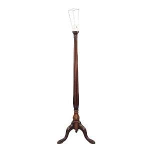  Antique Style Fluted Mahogany Floor Lamp: Home & Kitchen