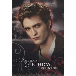 Twilight   Eclipse Edward   Birthday Card  Hope Your Birthday Doesnt 