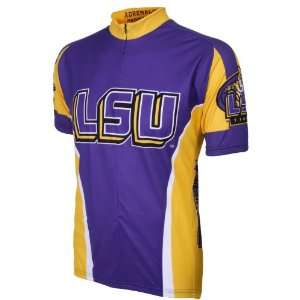  NCAA LSU Adrenaline Promotions Cycling Jersey: Sports 