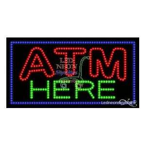  ATM Here LED Sign: Office Products