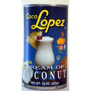 Cream of Coconut, Coco Lopez 15 oz  Grocery & Gourmet Food