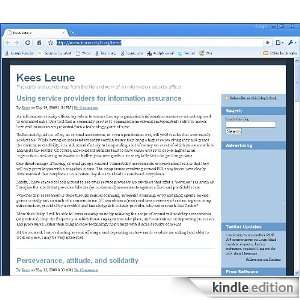    Kees Leune Information Security Blog: Kindle Store: Kees Leune