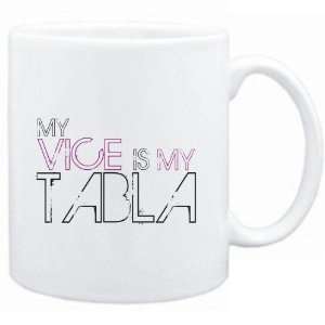    Mug White  my vice is my Tabla  Instruments: Sports & Outdoors
