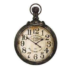 Old Fashioned Antique Oversized Pocket Watch Wall Clock 39  