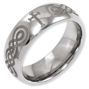  Dura Tungsten 8mm Polished Band ring Jewelry