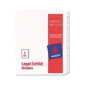  Avery 01702   Allstate Style Legal Side Tab Dividers, 25 