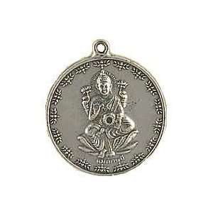  Lakshmi Goddess Pewter Pendant: Jewelry