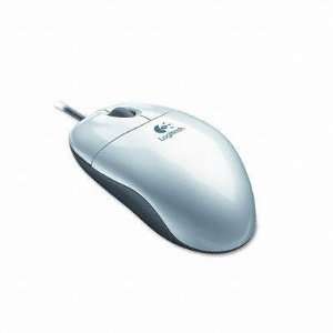  Optical Mouse, Three Button, Programmable, Silver 
