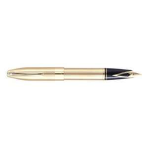   Brushed Gold Fine Point Fountain Pen   SH 9031 0F: Office Products