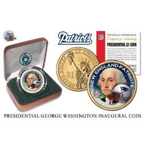   England Patriots NFL US Mint Presidential Dollar Coin: Everything Else