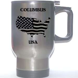  US Flag   Columbus, Ohio (OH) Stainless Steel Mug 