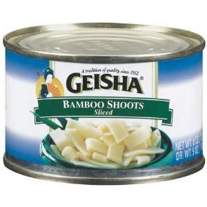 Geisha Bamboo Shoots Sliced   12 Pack Grocery & Gourmet Food
