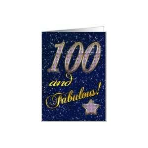  100th Birthday card for someone fabulous! Card: Toys 