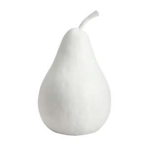 Lazy Susan Oversized White Porcelain Pear:  Home & Kitchen