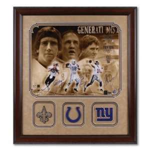  Archie, Eli and Peyton Manning   Generations   Deluxe 