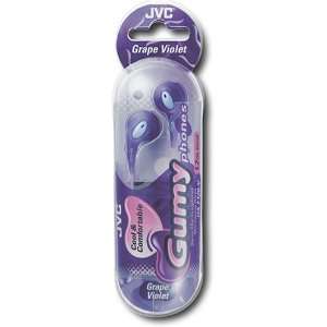  JVC Grape/Violet Gumy Headphones (HA F120 V) Electronics