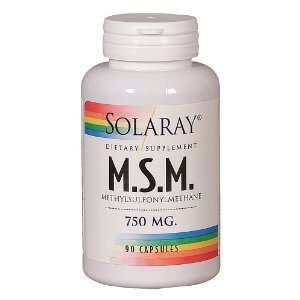  Solaray   Msm, 750 mg, 90 capsules