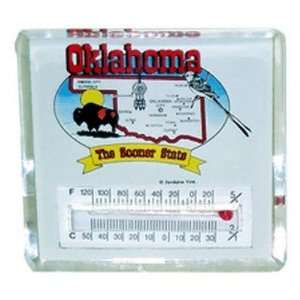   Oklahoma Magnet Lucite Thermo State Map Case Pack 96 