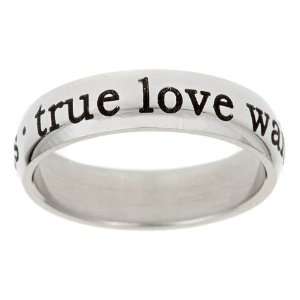  True Love Waits Stainless Steel Purity Ring 11 