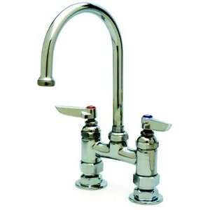   Brass Deck Mixing Faucet With 133x Swing Gooseneck: Home Improvement