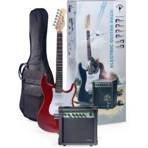  Stagg Esurf250trus Standard Electric Guitar Red And 