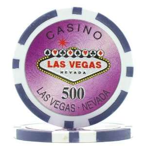  15g Clay Laser Las Vegas Chip   500: Sports & Outdoors