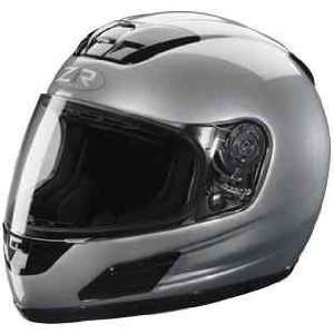   Solid Motorcycle Helmet / Adult / Silver / Small / PT # 0101 1669