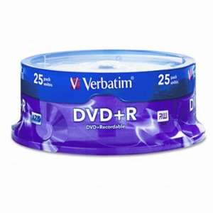  Verbatim 16X DVD+R Branded Media 25 Pack in cake box 