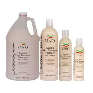  La Brasiliana Uno Keratin After Treatment Shampoo 128 oz 