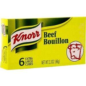 Knorr Beef Bouillon ( 6 cubes ):  Grocery & Gourmet Food