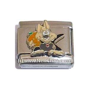  Vampire Rabbit Italian Charm Bracelet Jewelry Link 