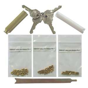  Kwikset Rekey Kit Set   4 Keys, 12 Locks, 5 Pins: Home 