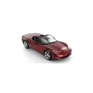   2005 Chevy Corvette Convertible SP 1/18 Car   Red: Toys & Games
