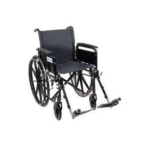  Silver Sport 1 Wheelchair   18 Seat Width, Silver Vein 