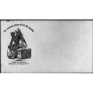   Illustrated,Civil War,Union Envelopes,devil,1861 1865: Home & Kitchen