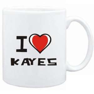  Mug White I love Kayes  Cities: Sports & Outdoors
