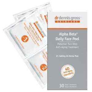   Skincare Alpha Beta Daily Face Peel Packettes 30 Day Supply Skincare
