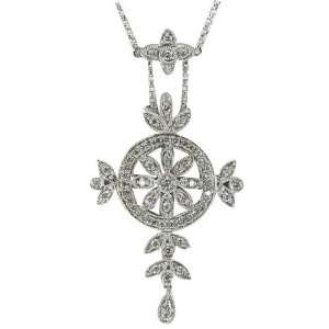    Antique Style Diamond Cross: DaCarli Diamond Jewels: Jewelry