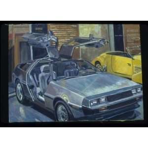  Back to the Future, Original Painting, Home Decor 