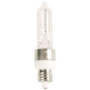  100 Watt Clear Mini Candelabra Halogen Light Bulb: Home 
