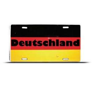 Germany Deutschland License Plate Wall Sign