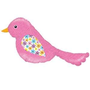  Lets Party By Pink Bird Shaped Foil Balloon Everything 