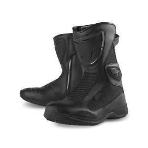  ICON REIGN WATERPROOF STREET RIDING BOOTS BLACK 8 