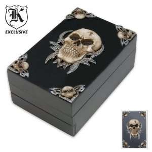    Skull Trinket Box Store You Precious Possessions 